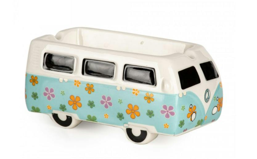 Blue Vintage Bus Ashtray