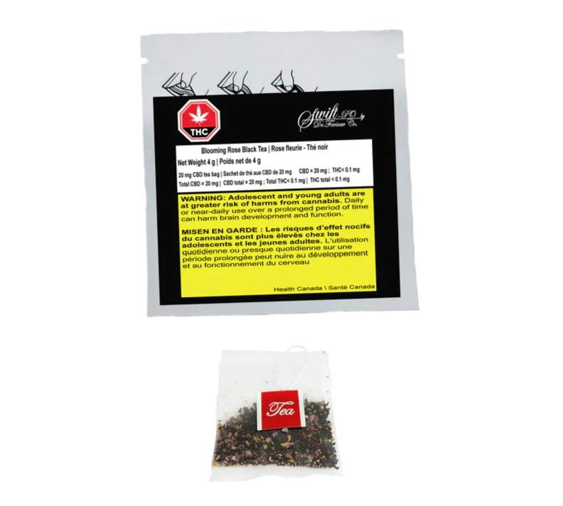 NANO INFUSED BLOOMING ROSE BLK CBD TEA