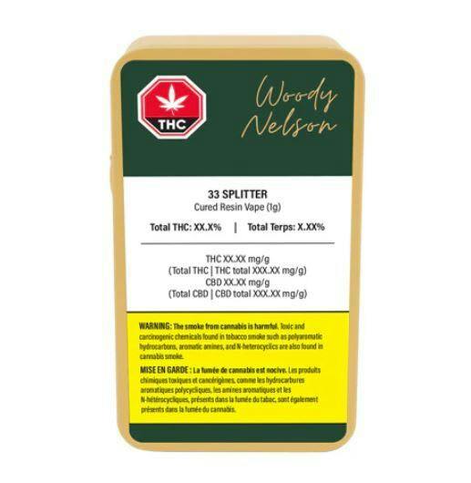 33 SPLITTER CURED RESIN VAPE