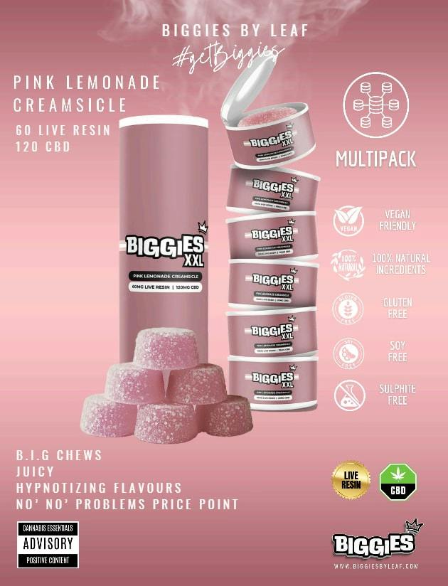 PINK LEMONADE CREAMSICLE LIVE RESIN THC:CBD 6-Pack