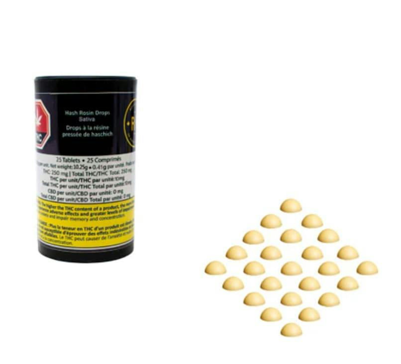 HASH ROSIN DROPS SATIVA V2 25 X 10MG