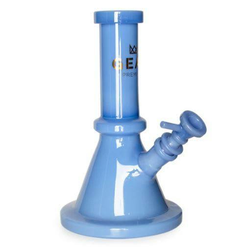 8" Tall Periwinkle Apex Beaker Base Water Pipe