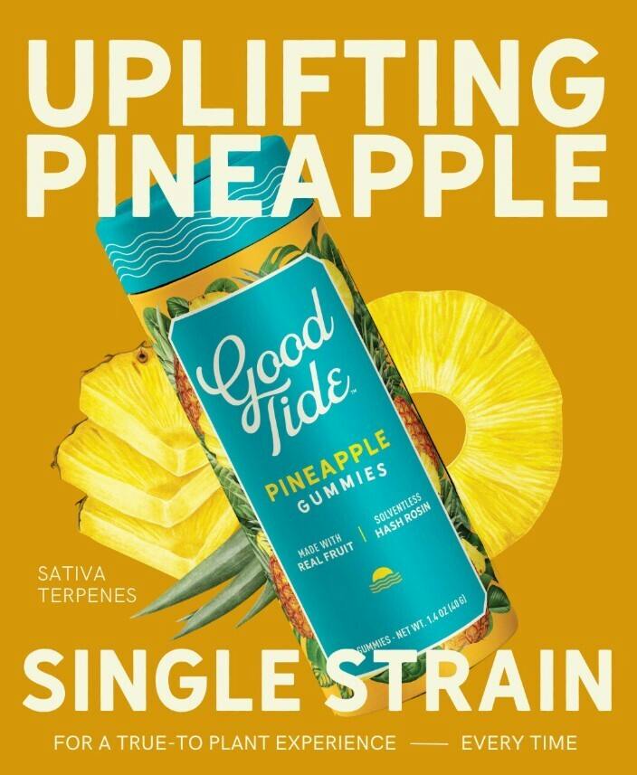 Pineapple - Gummy - Sativa - 100 mg - 10 Pack