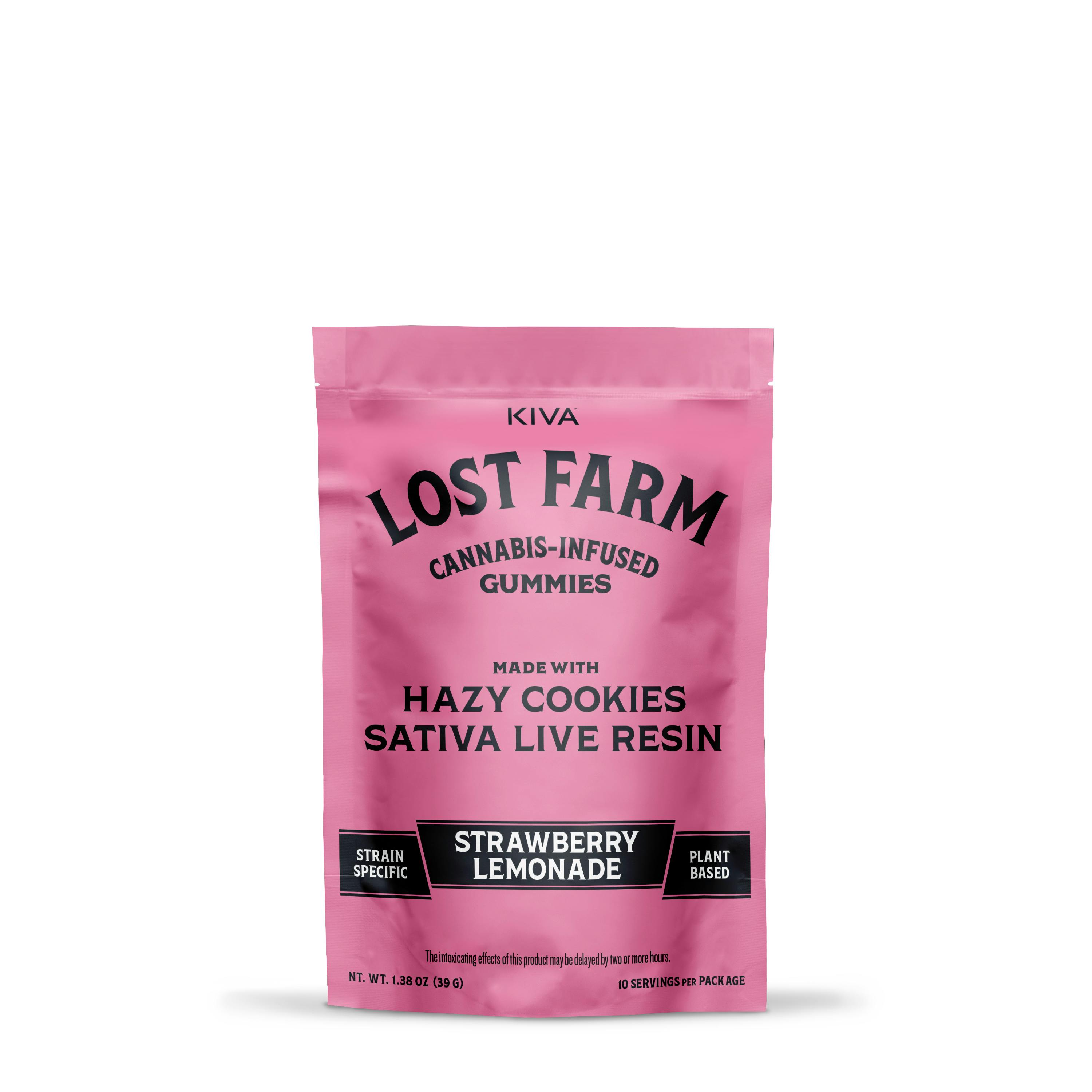 Strawberry Lemonade - Live Resin Gummy - Sativa - 100 mg - 10 Pack