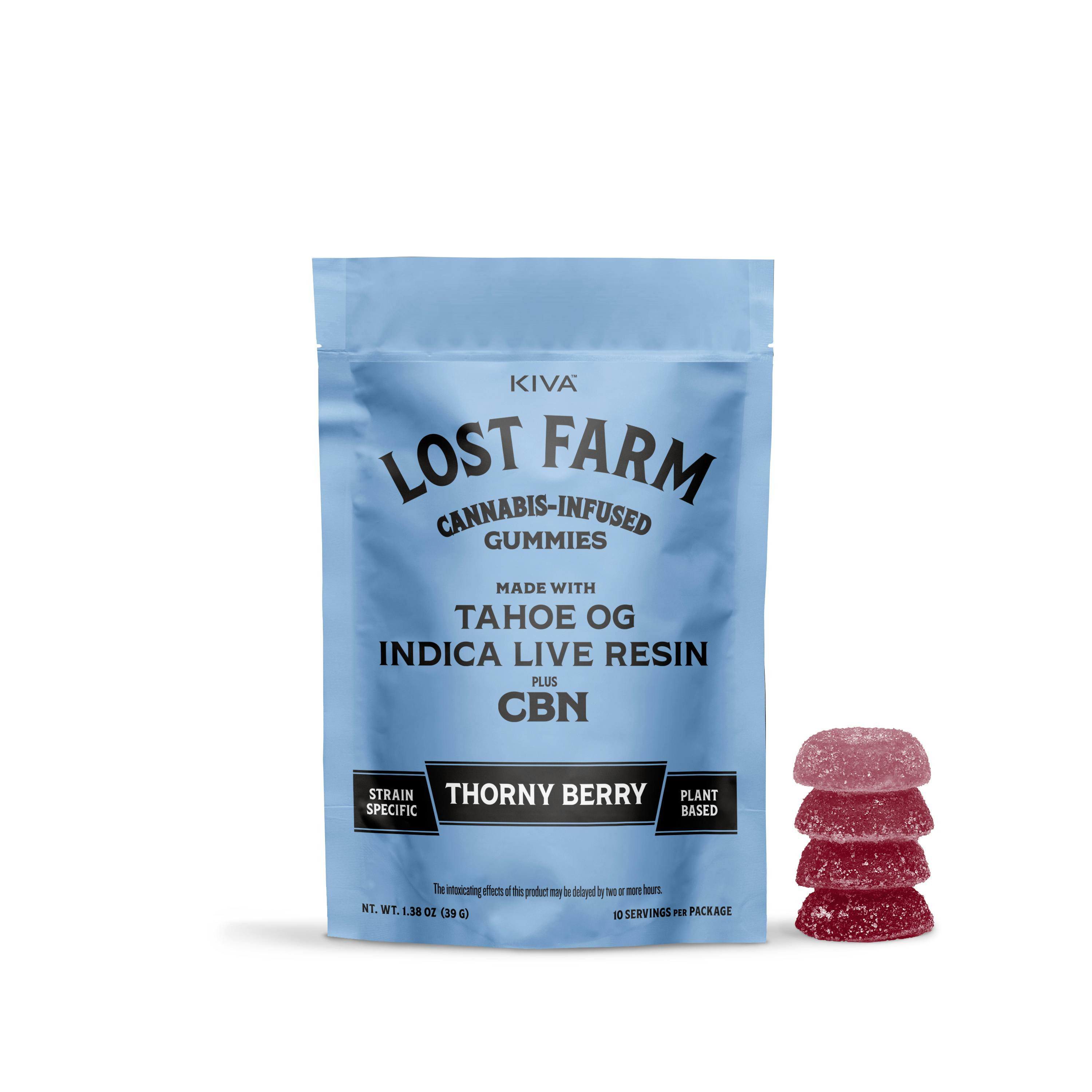 Thorny Berry - Live Resin Gummy - Indica - 100 mg - 10 Pack