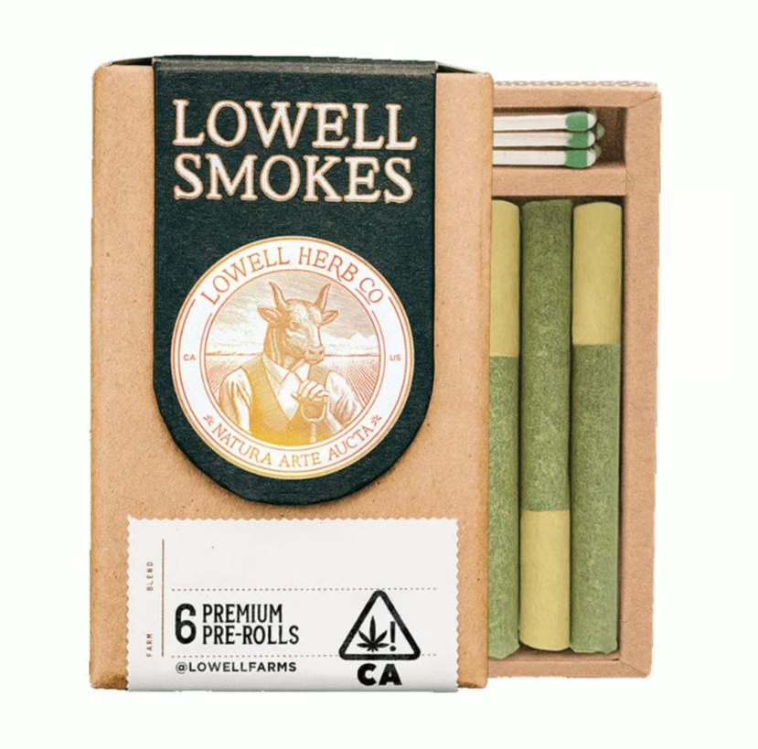 LOWELL-THE CHILL INDICA BLEND-PRE ROLLS 6 PACK-3.5G