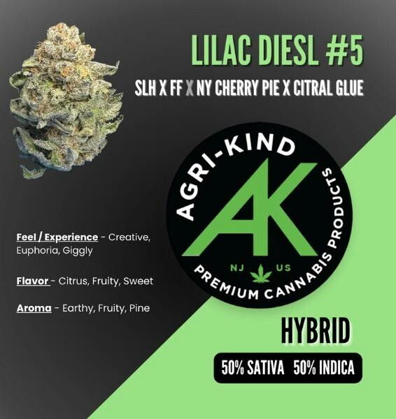 Lilac Diesel #5 - Flower - Hybrid - 3.5 g