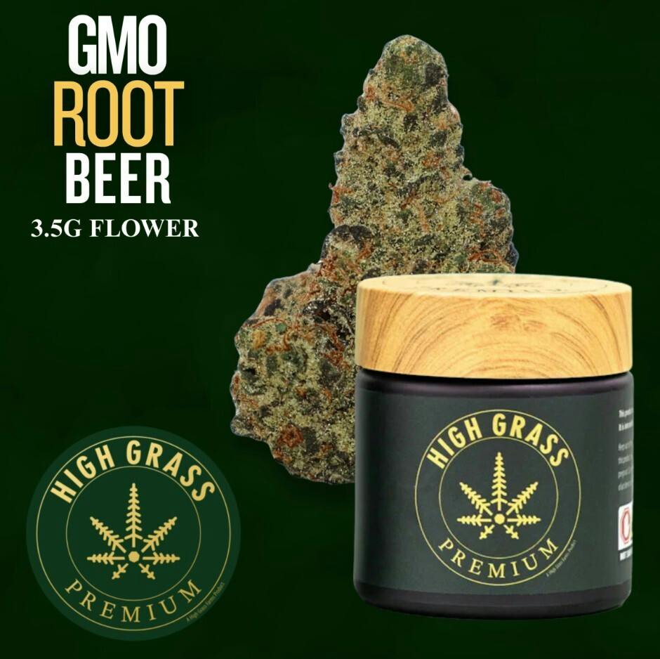 GMO Root Beer - Flower - Indica - 3.5 g