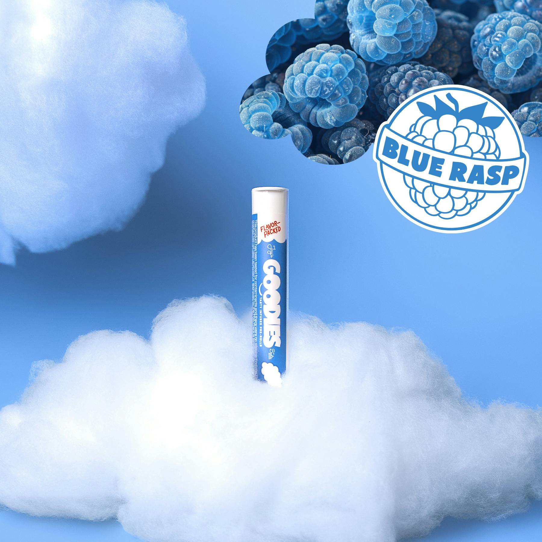 Blue Raspberry Dream - Infused Preroll - Hybrid - 1 g