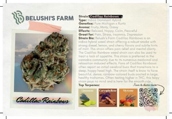 Cadillac Rainbows - Flower - I/S - 3.5 g