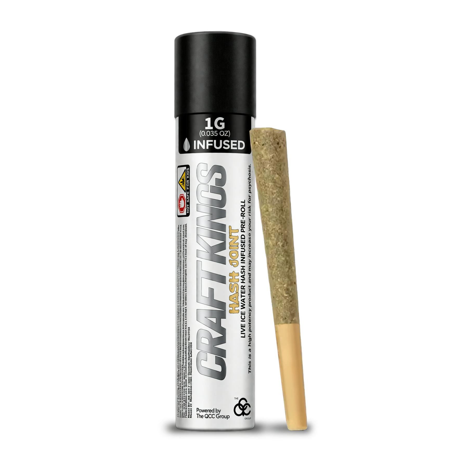 Candy Cut - Ice Water Hash Infused Preroll - Hybrid - 1 g