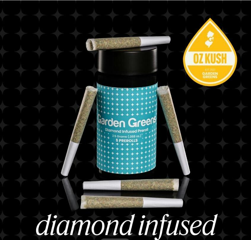 OZ Kush - Infused Preroll - S/I - 2.5 g - 5 Pack