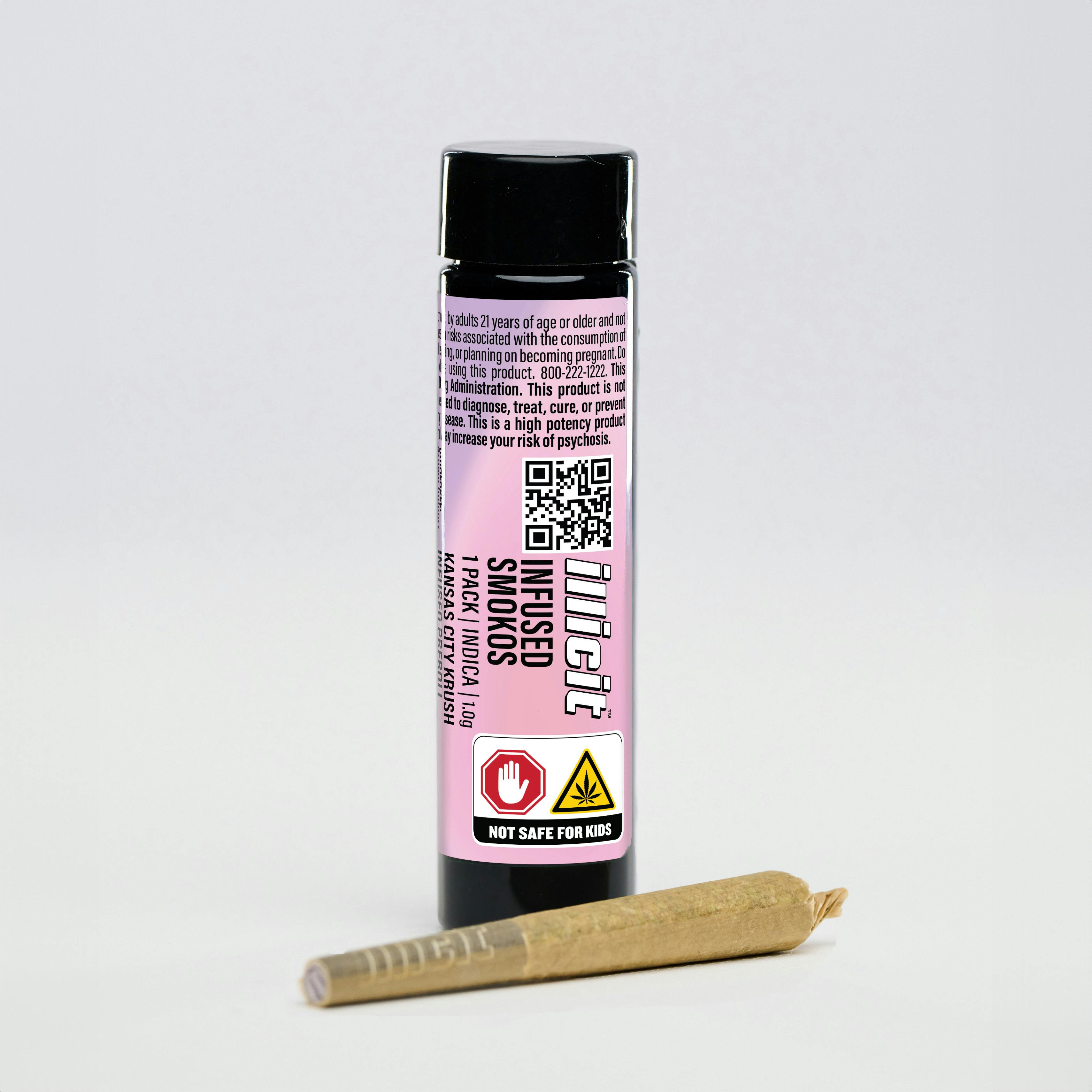 Kansas City Krush - Infused Pre-Roll - Indica - 1 g