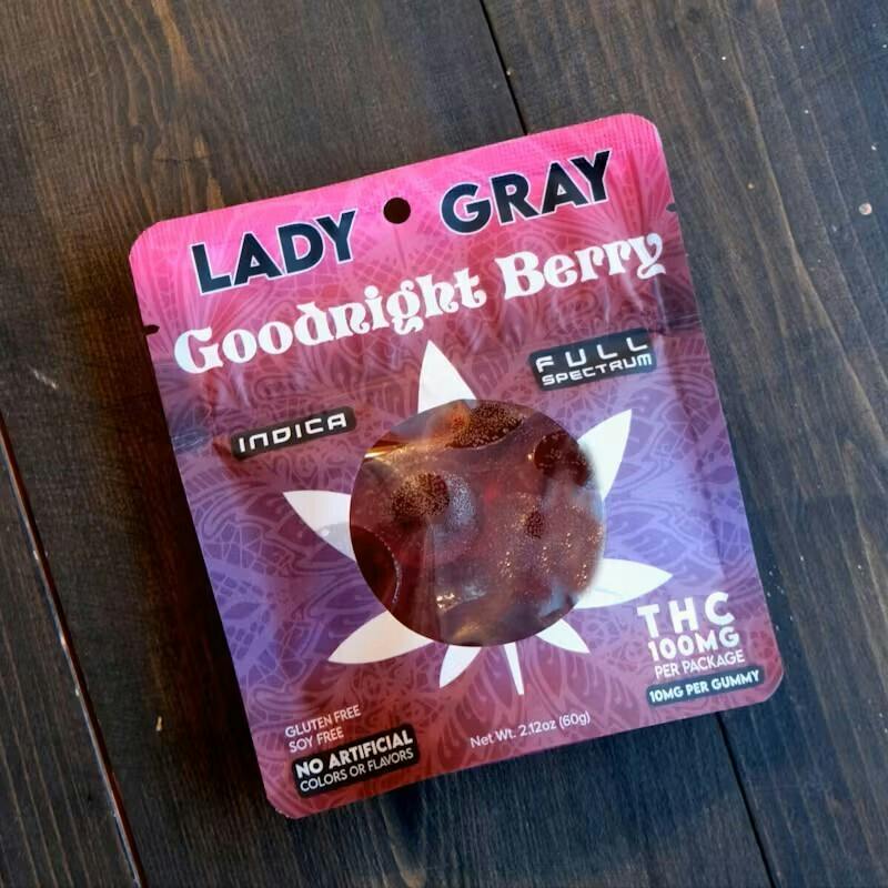(I) Goodnight Berry Indica Gummies - Lady Gray - 10 pack