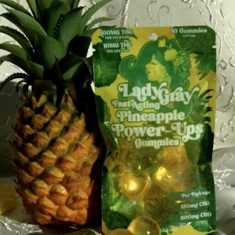 (S) Pineapple Power-up Gummies - Lady Gray - 10 pack