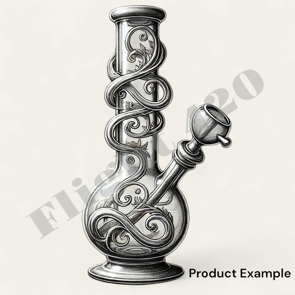 Space Waterpipe 10"