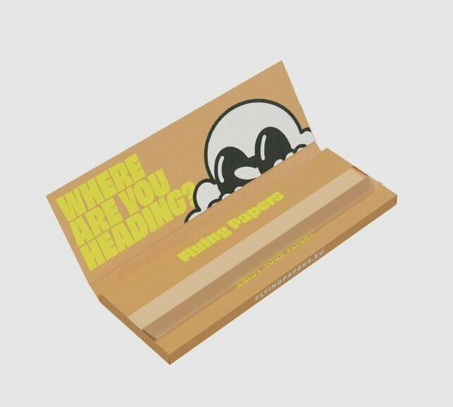 Flying Papers 1.25 Rolling Papers Brown