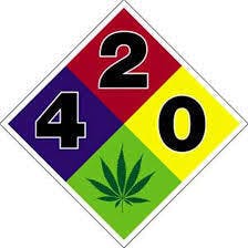 420 Hazard Sticker