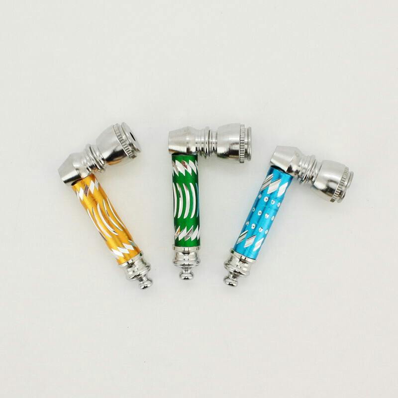 2.5" Diamond Cut Metal Hand Pipe