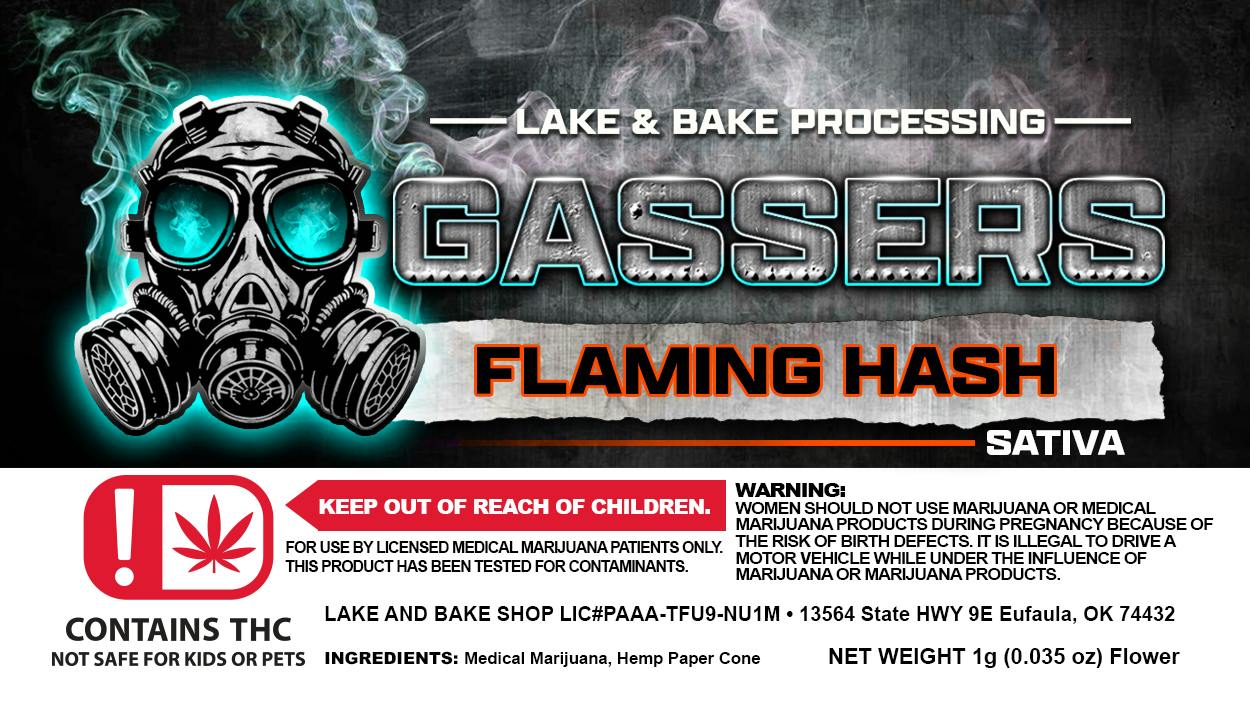 Gassers 1g Preroll Flamming Hash