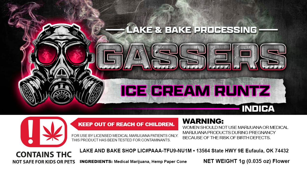 Gassers 1g Preroll Ice Cream Runtz (I)