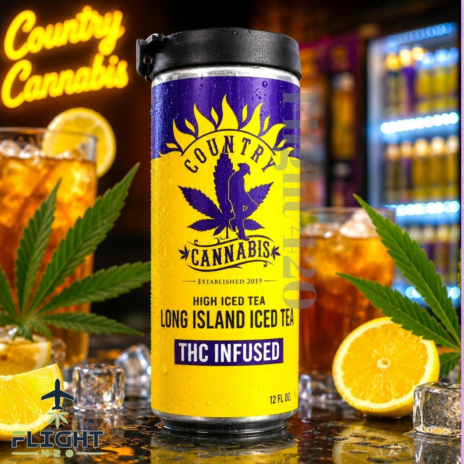 Long Island Ice Tea | Beverage Drink | 25mg | 12oz Slim Can