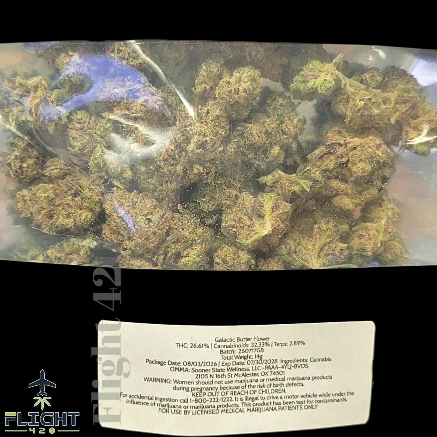 Juicy 14g Galactic Butter Flower 26.61% S