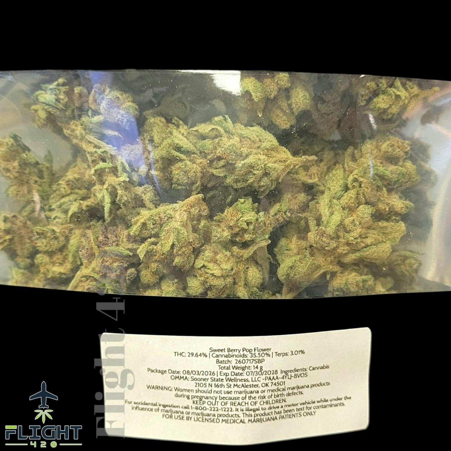 Juicy 14g Sweet Berry Pop Flower 29.64% H