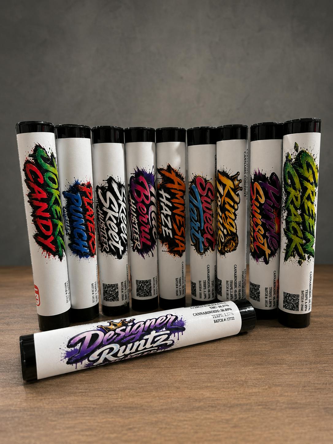 Hustler 1.1g Infused Preroll Designer Runtz