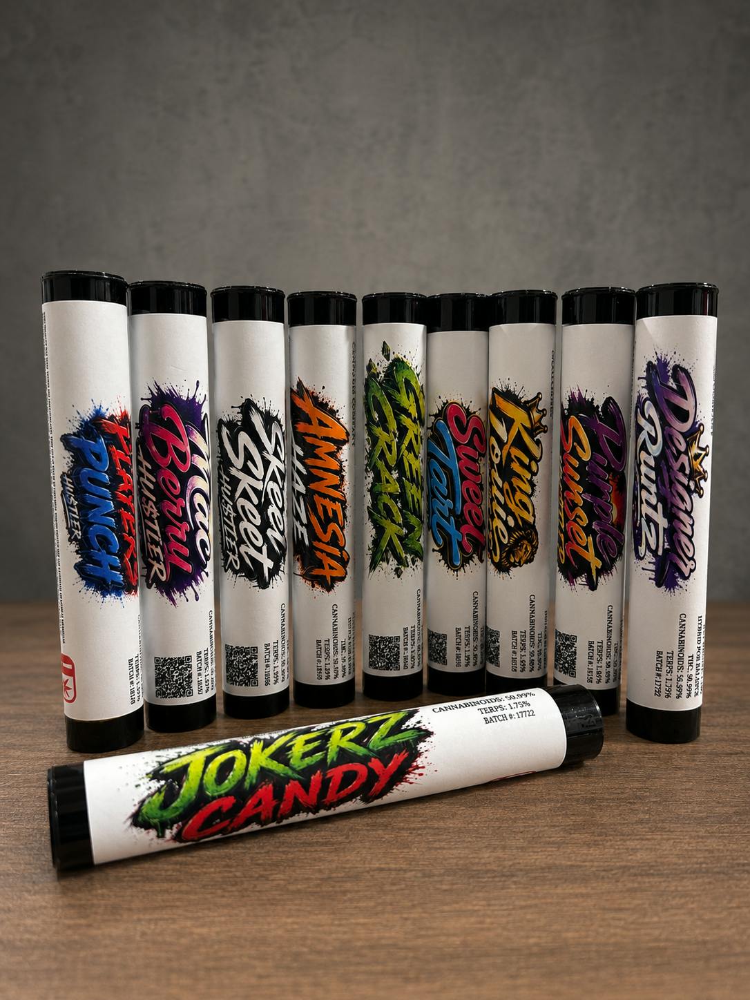 Hustler 1.1g Infused Preroll Jokerz Candy