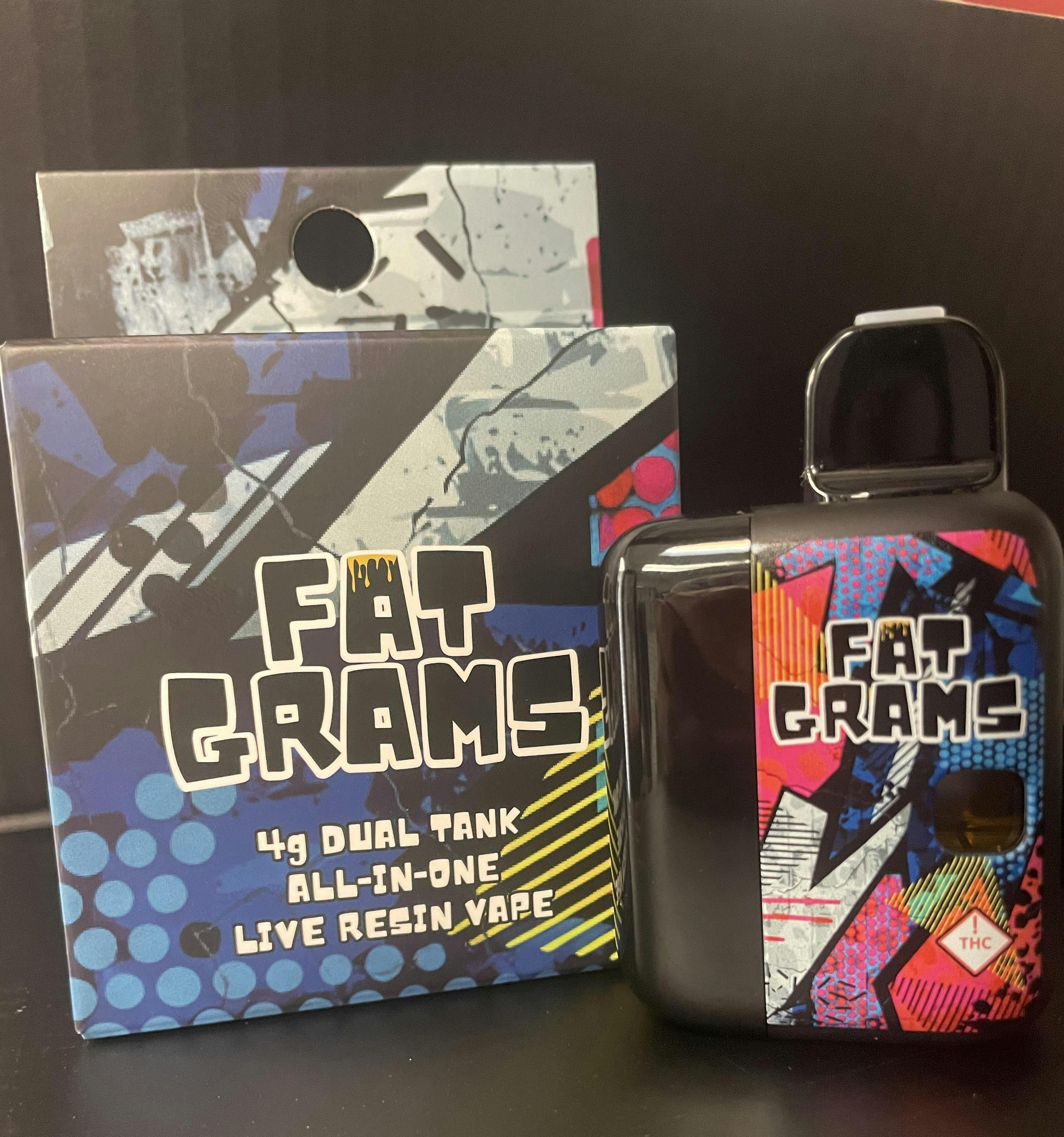 Fat Grams 100% Live Resin AIO Vape 4g - Ecto Cooler
