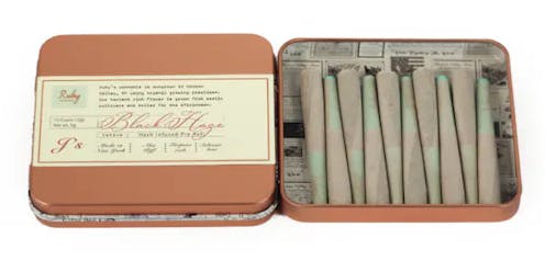 Ruby Farms | Hash Infused Doobies | .5g | 10pk | Cuban Black Haze (Exclusive)