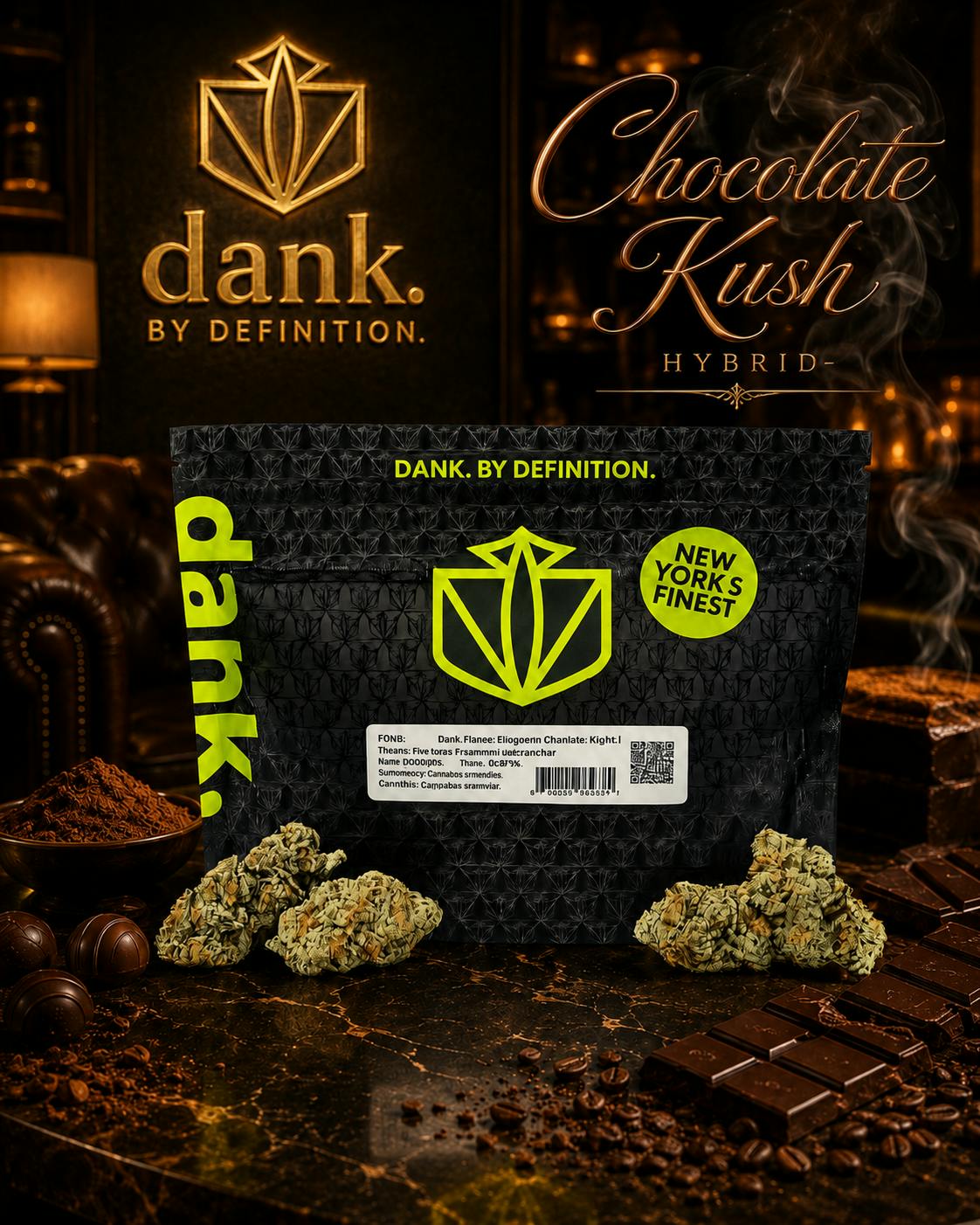 Dank | Flower | 28g | Chocolate Kush (Sungrown)