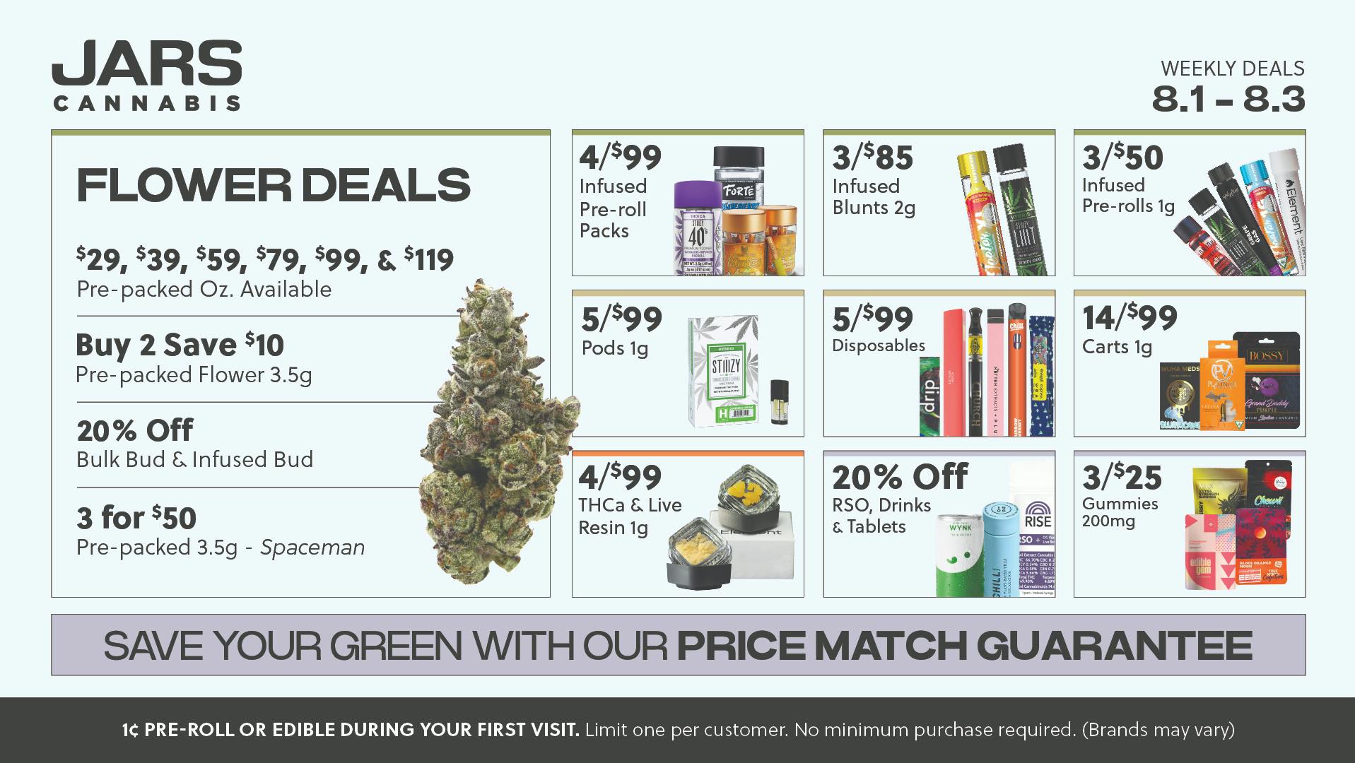 JARS Cannabis - Weekly Deals at JARS Cannabis Flint Delivery | Weedmaps