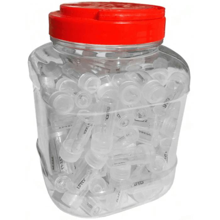 LFTD Glass Tips Jar 8mm Clear