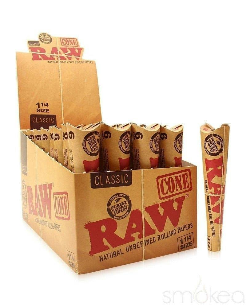 Raw Classic - King Size Pre-Rolled Cones (3pk) - 1 1/4