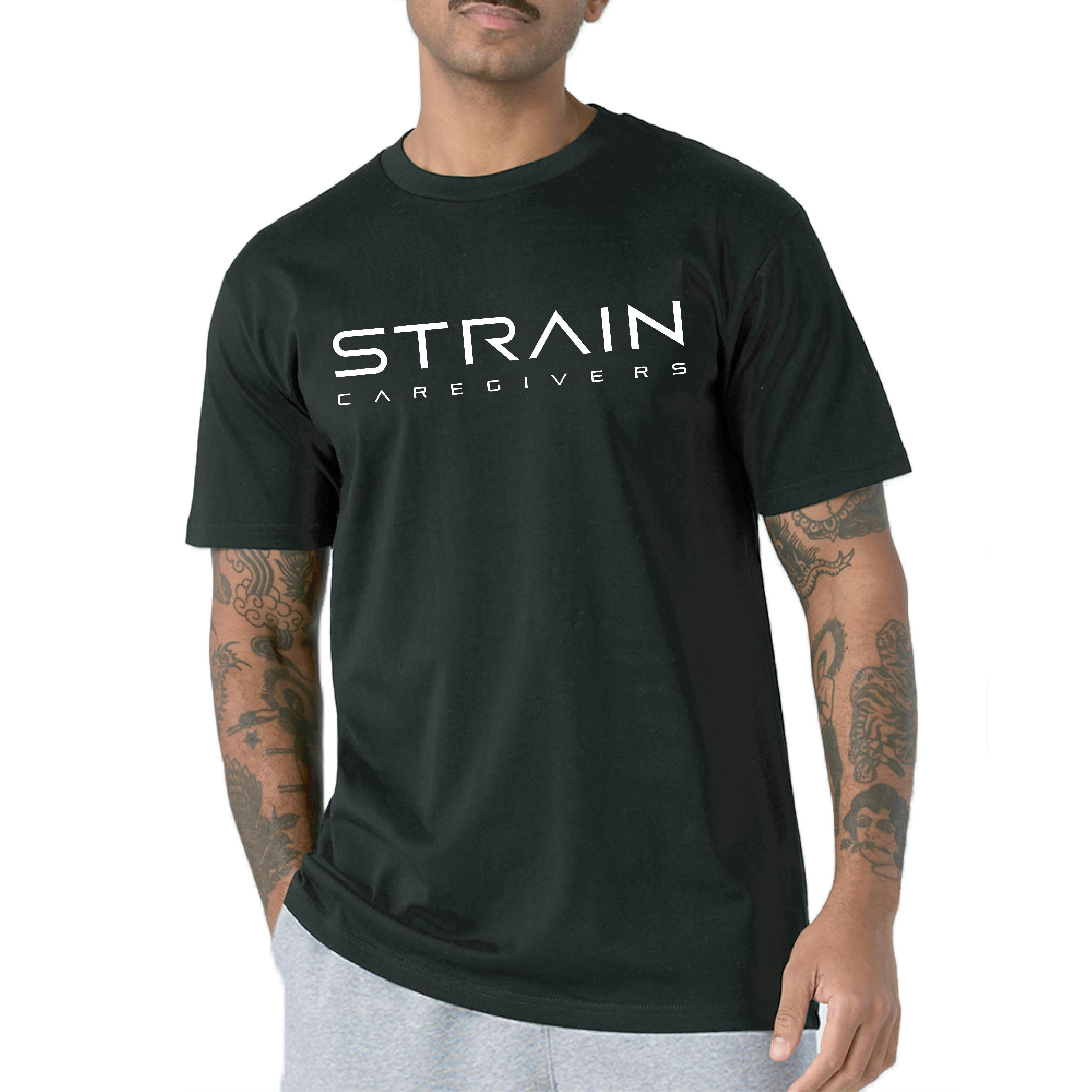 Strain Caregivers - Strain Men's Classic Tee - Black - X-Large