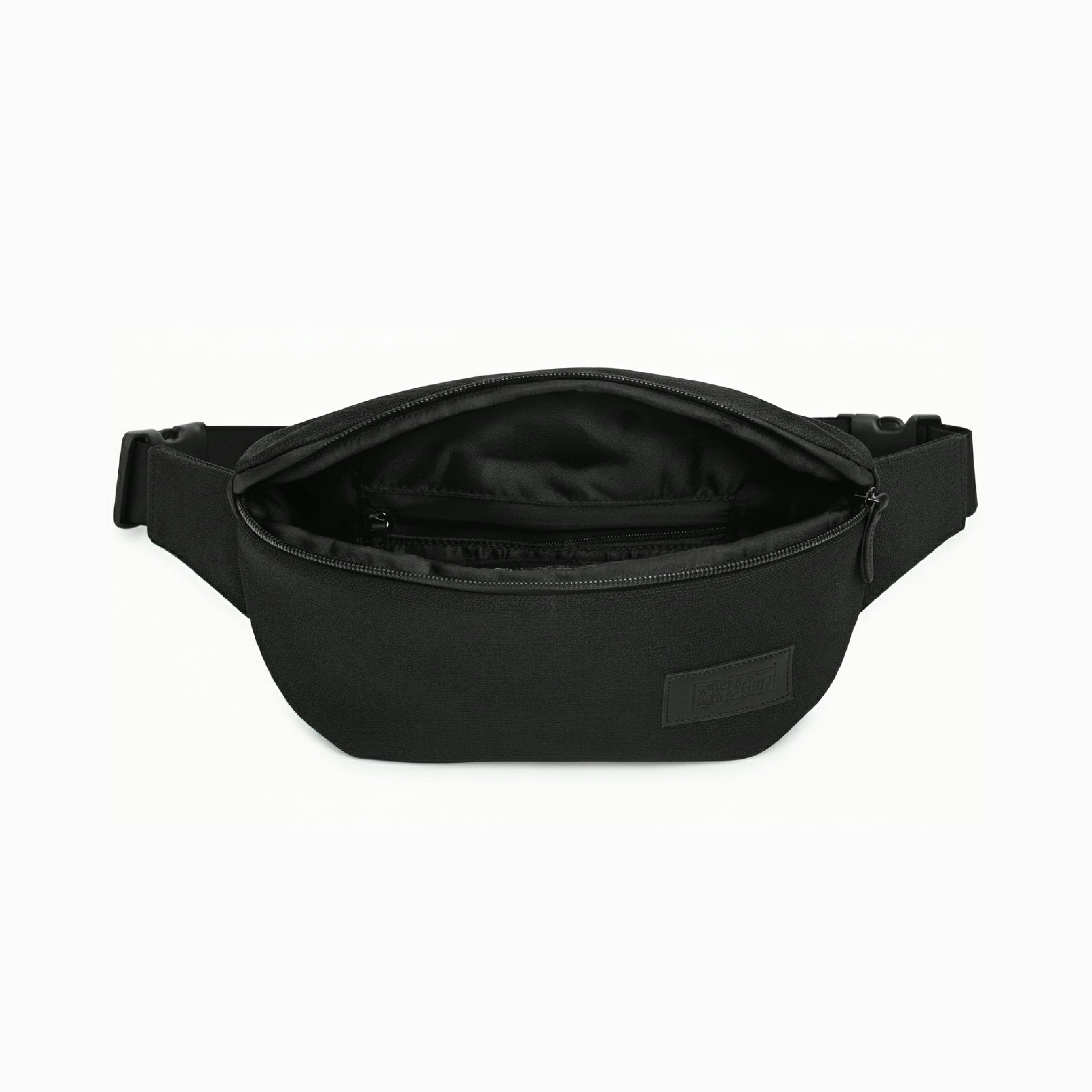 Abscent - The BumBag Smell Proof Bag - Black Leather