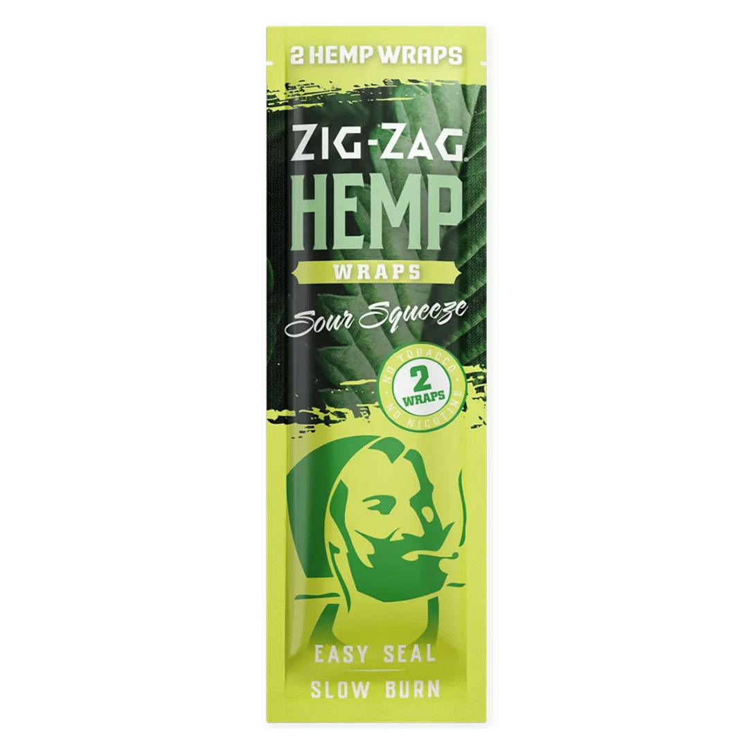 Zig-Zag - Sour Squeeze Hemp Wraps (2PK) - 2pk
