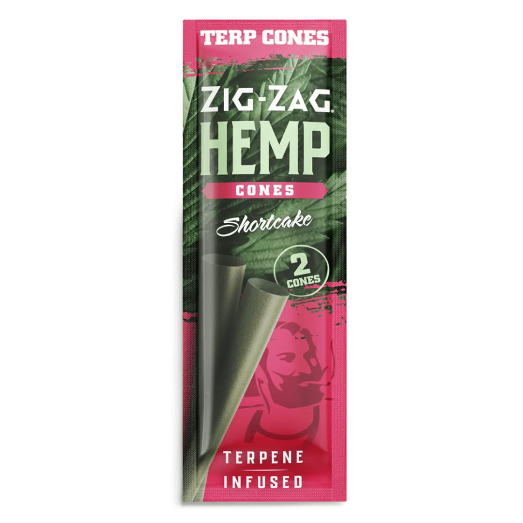Zig-Zag - Shortcake Hemp Terp Cones (2PK) - 2PK