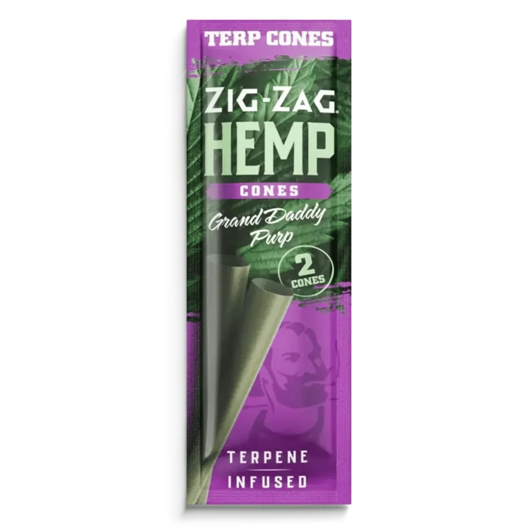 Zig-Zag - Grand Daddy Purp Hemp Terp Cones (2PK) - 2PK