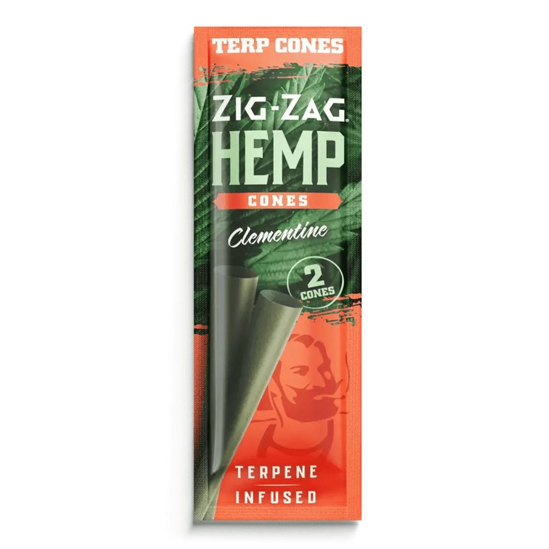 Zig-Zag - Clementine Hemp Terp Cones (2PK) - 2PK