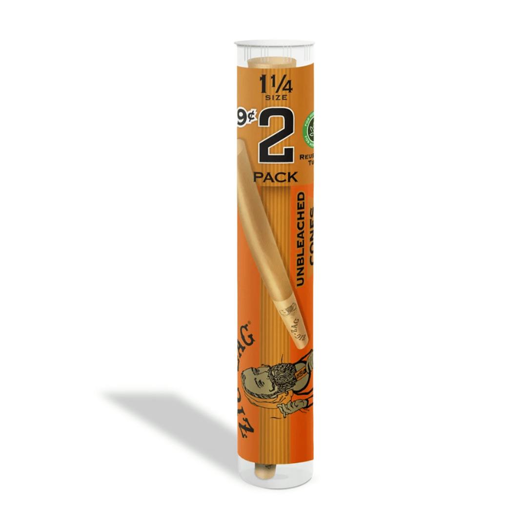 Zig-Zag - 1 1/4 Unbleached Cones Papers (2pk) - 1 1/4