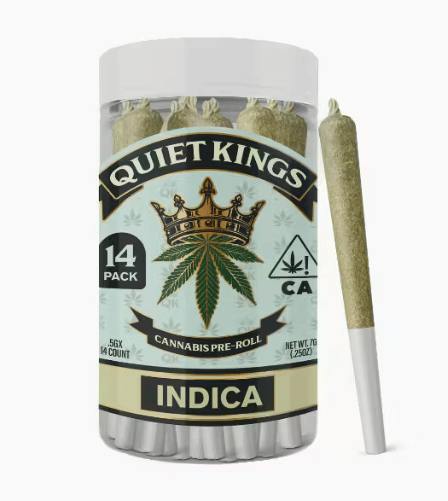 Quiet Kings - Grape Ape Pre-Rolls (5Pk) (2.5G) *Excluded From All Discounts* - (5Pk) (2.5G)