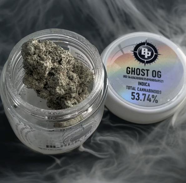 Black Pearl - Ghost Og Diamond Coated Flower (3.5G) - 3.5 grams