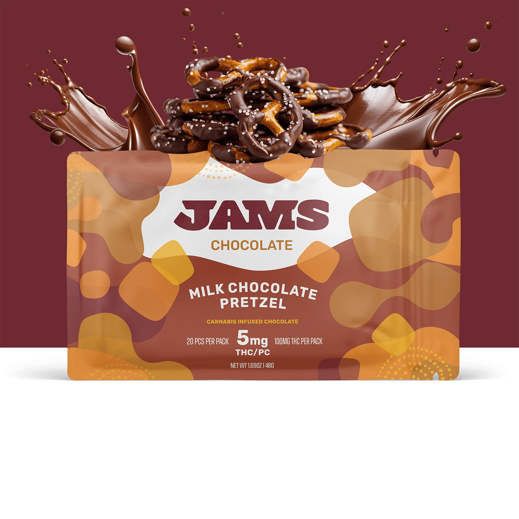 JAMS Milk Pretzel Chocolate 5mg ea | 20-Pack