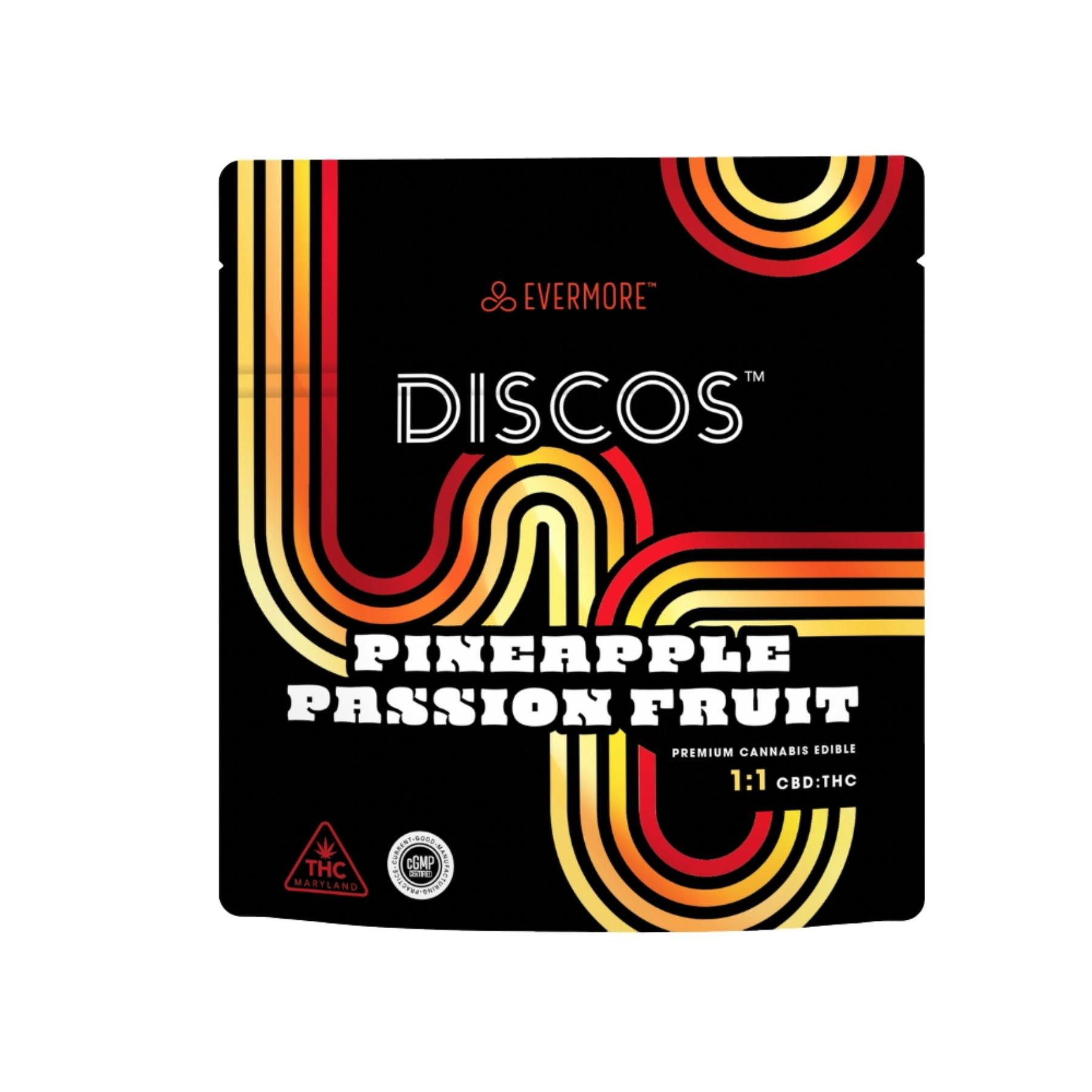 Discos | Pineapple Passionfruit (1:1 CBD:THC) | Edibles [10mg] 10pk