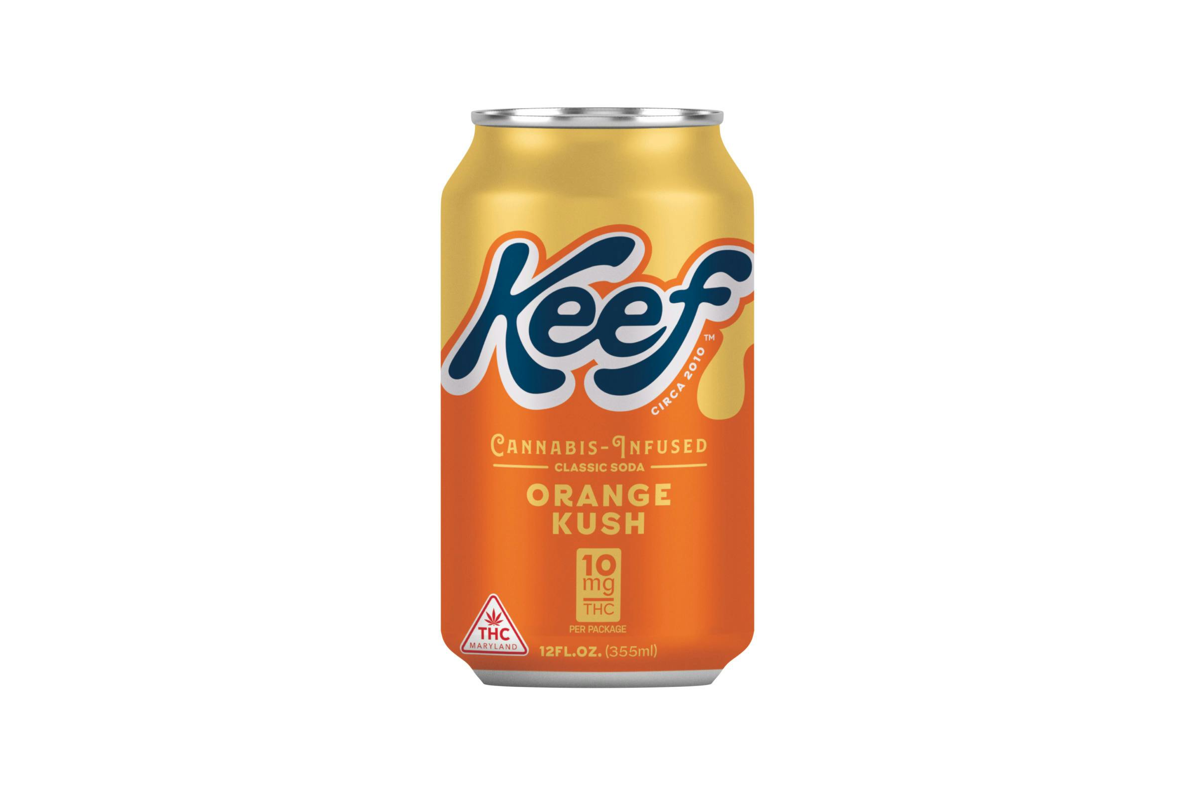 Keef | Orange Kush | Soda [10mg] 1pk at The Dispensary