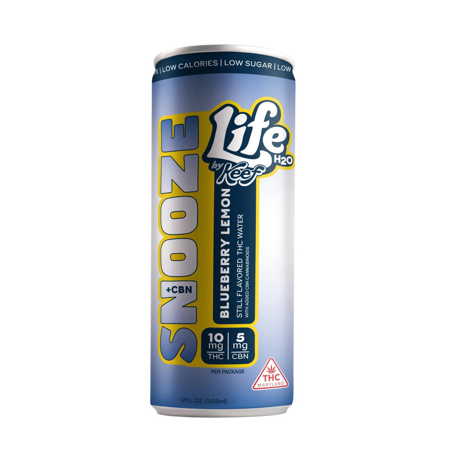 Life H2O by Keef | Blueberry Lemon (2:1 THC:CBN) | Still Water [10mg THC : 5mg CBN] at The Dispensary