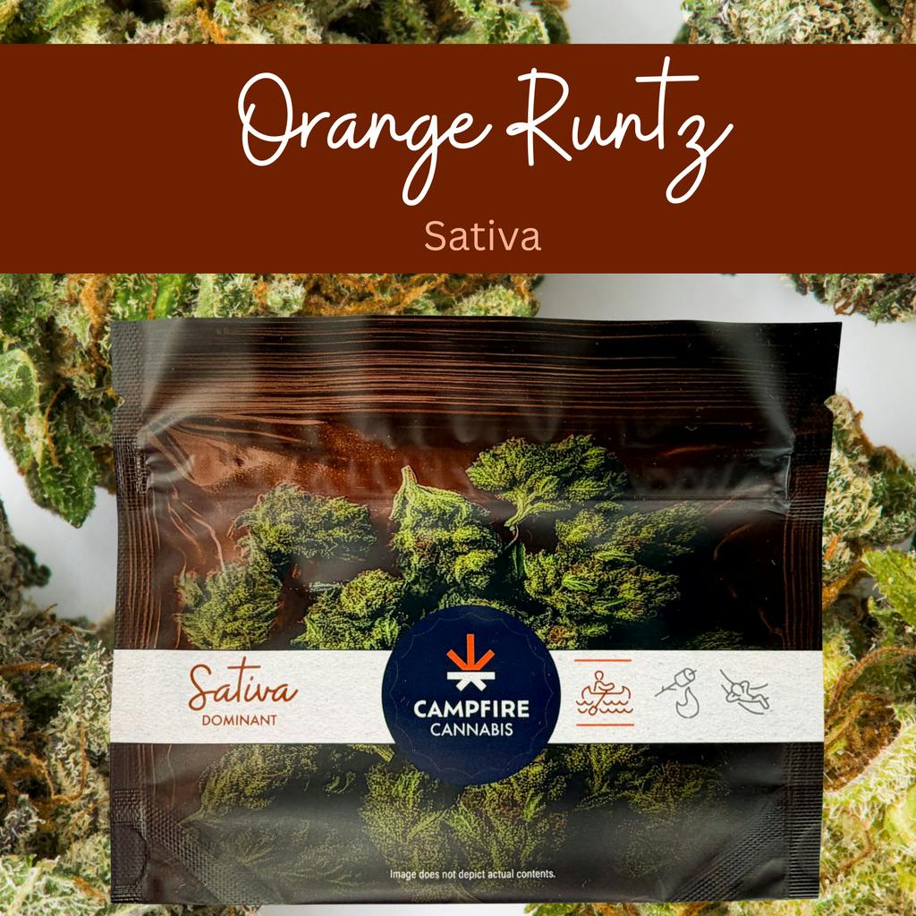 Campfire Cannabis Orange Runtz Flower 4g at Legit Cannabis Dispensary